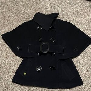 Soia & Kyo Black Cape Jacket